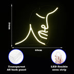 Gesicht – LED-Neonschild (5 V USB)