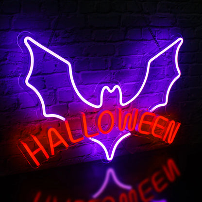 Halloween 5V Mini USB LED Neon Sign - Budget Friendly