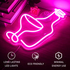 Wine Glass 5V USB LED Neon Sign - Budget Friendly