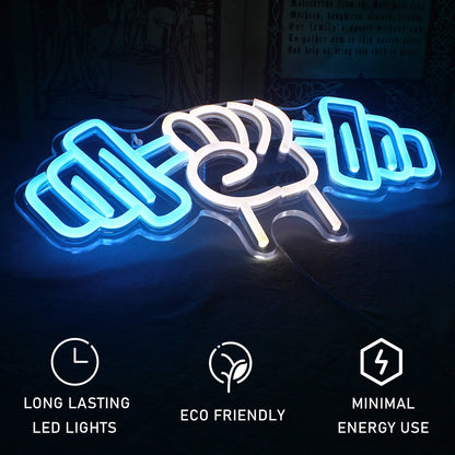 Hantel Gewichtheben 5V USB LED Leuchtschild - Preiswert