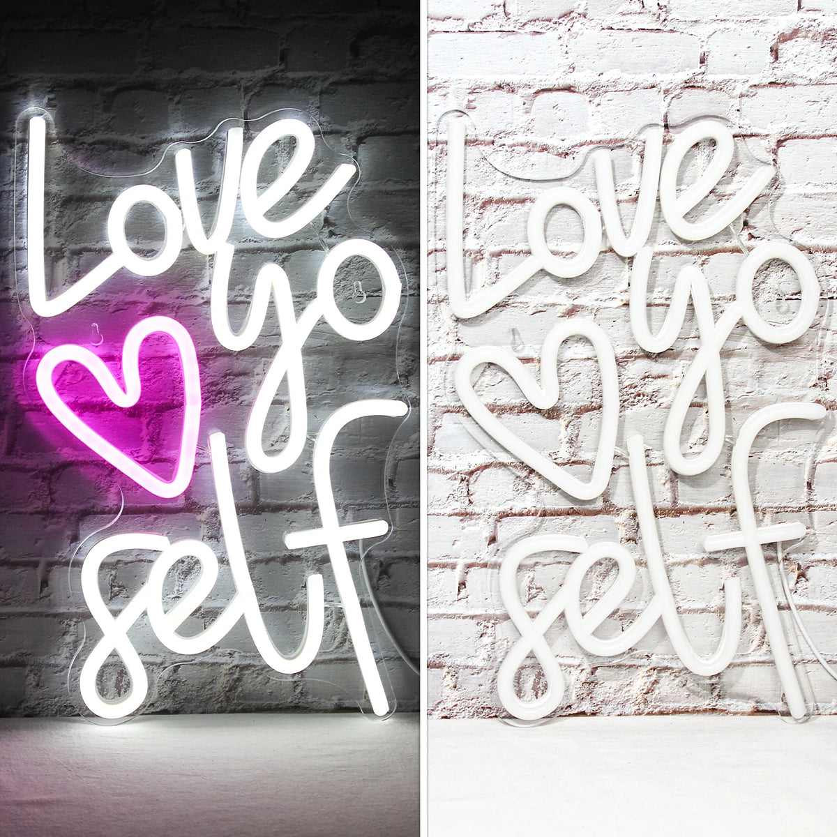 Love Yo Self 5V USB LED Neon Sign - Budget Friendly