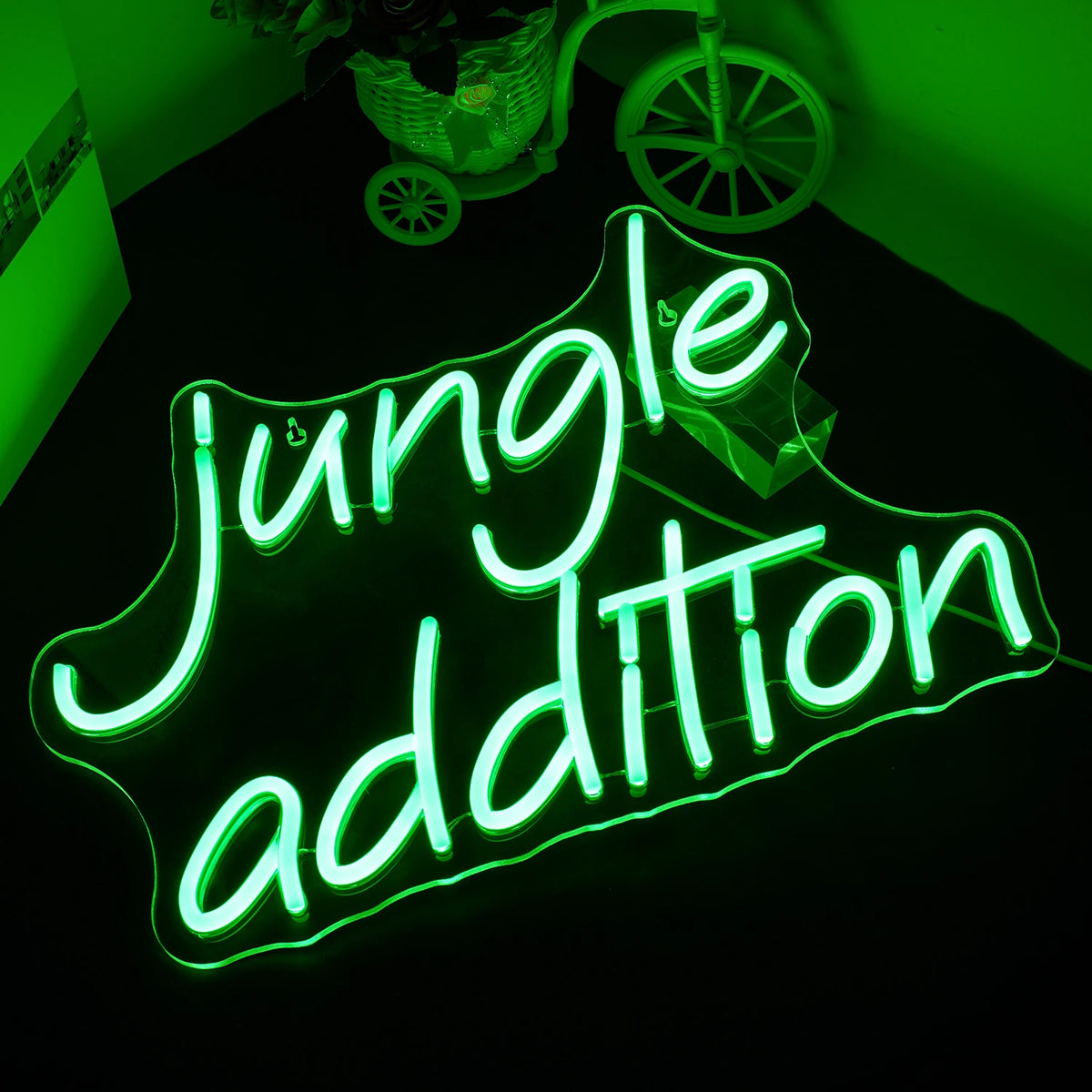 Jungle Addition – LED-Neon-Schriftzug (5 V USB)