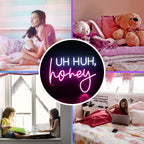 Uh Huh, Honey – LED-Neon-Schriftzug (5 V USB)