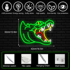 Alligator 5V USB LED Leuchtschild - Preisgünstig