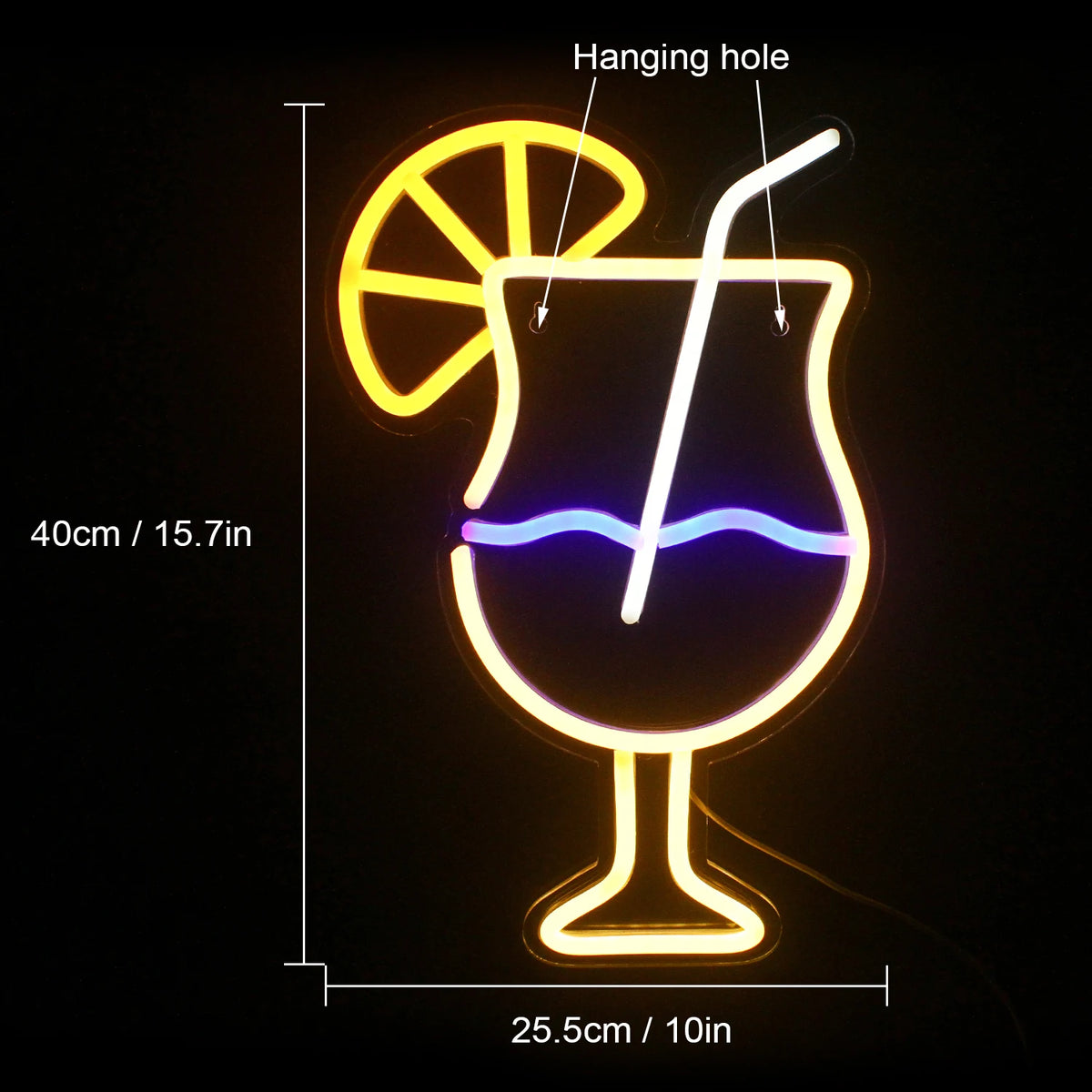 Drink Cup 5V USB LED Neon Sign - Budget Friendly