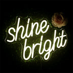 Shine Bright – LED-Neon-Schriftzug (5 V USB)