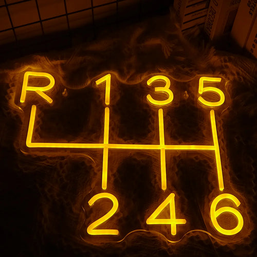 Schaltschema eines Autos – LED-Neonschild (5 V USB)