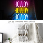 Howdy 5V USB LED Neon Sign - Budget Friendly