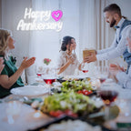 Happy Anniversary 5V USB LED Neon Sign - Budget Friendly