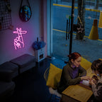 Hand mit Zigarette – LED-Neonschild (5 V USB)