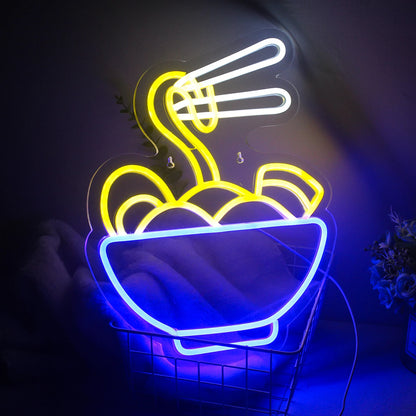 Ramen Japanese Noodles 5V Mini USB LED Neon Sign - Budget Friendly