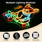 Skateboard Dog 5V USB LED Neon Sign - Budget Friendly