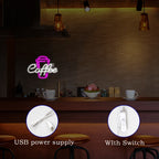 Coffee 5V USB LED Neon Sign - Budget Friendly