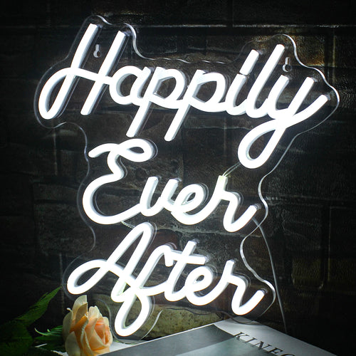 Happily Ever After 5V USB LED Neon Sign - Budget Friendly