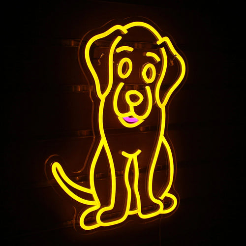 Hund – LED-Neonschild (5 V USB)