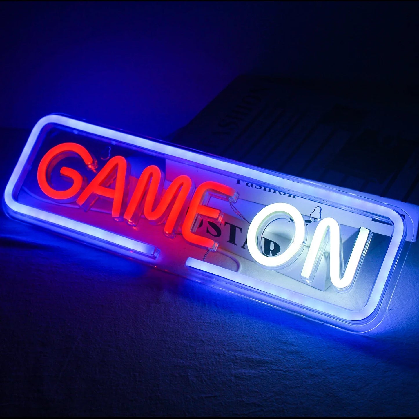 Gamer On 5V USB LED Neon Sign - Budget Friendly