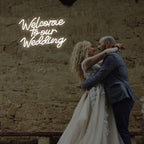 Welcome to our Wedding 5V USB LED Neon Sign - Budget Friendly