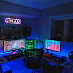 Colorful Game Zone 5V USB LED Neon Sign - Budget Friendly
