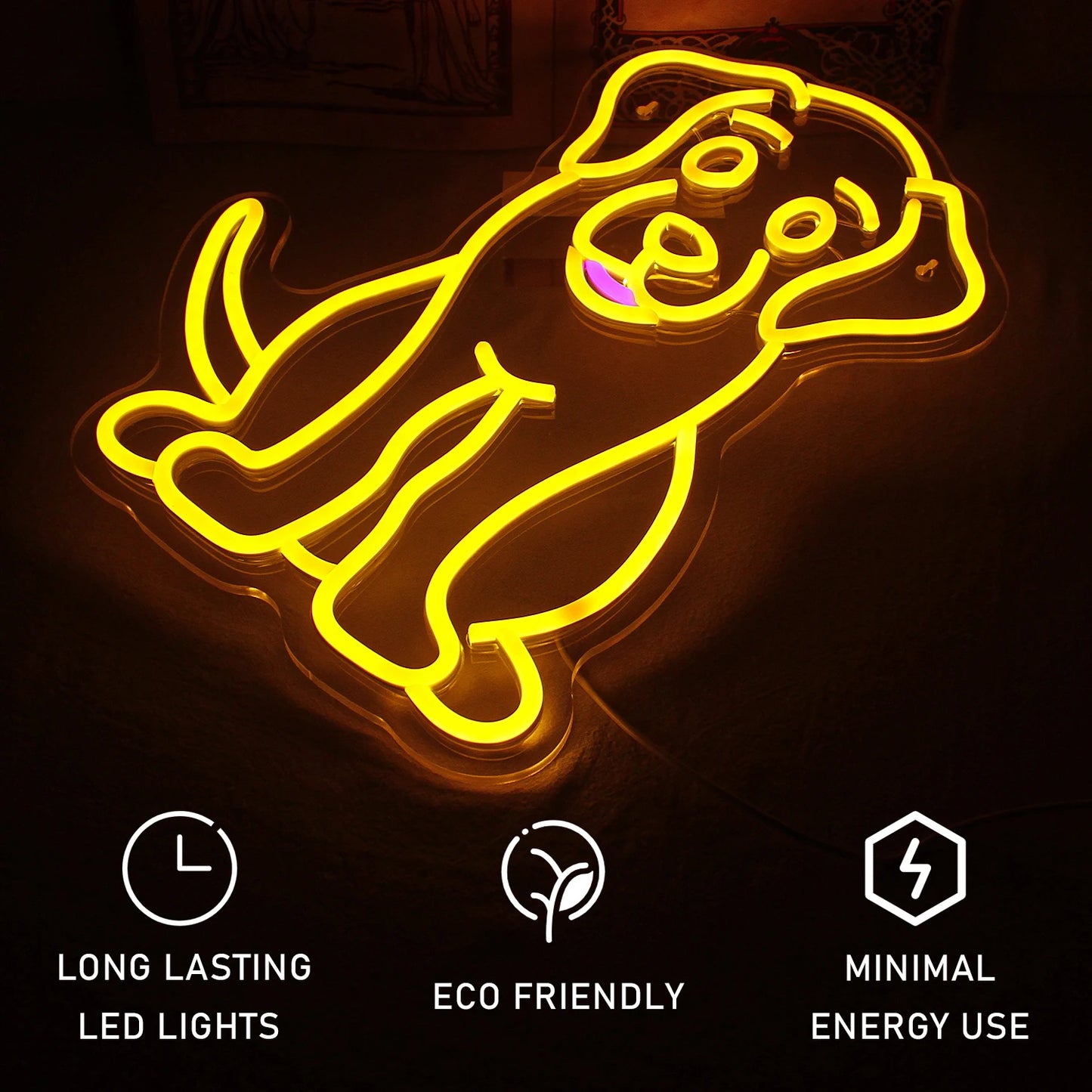 Dog Neon Signs 5V Mini USB LED Neon Sign - Budget Friendly