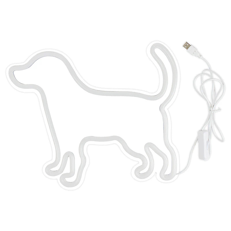 Kleiner Hund – LED-Neonschild (5 V USB)