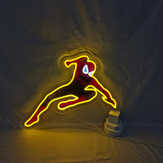 Spiderman LED-Neonschild mit UV-Druck