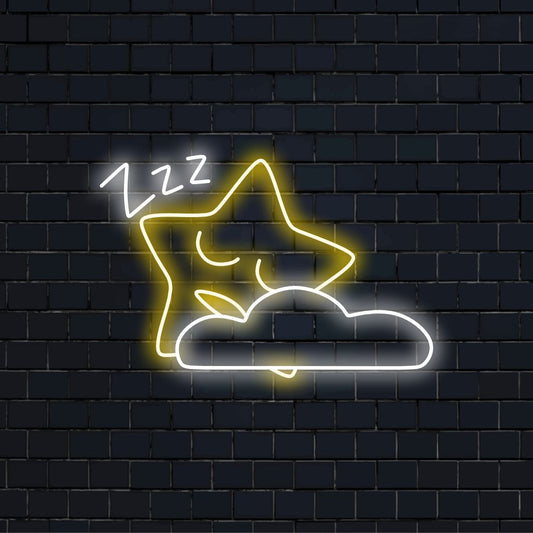 „Starry Night Star Neon Sign“ erhellt Ihren Raum mit kosmischer Faszination und verbreitet ein hypnotisierendes Leuchten für eine bezaubernde Atmosphäre.