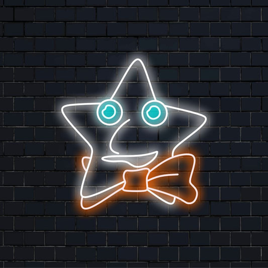 „Starry Night Star Neon Sign“ präsentiert mit seinem strahlenden Sternendesign und fesselnden Glanz himmlische Wunder und verwandelt Ihren Raum in ein faszinierendes kosmisches Schauspiel.