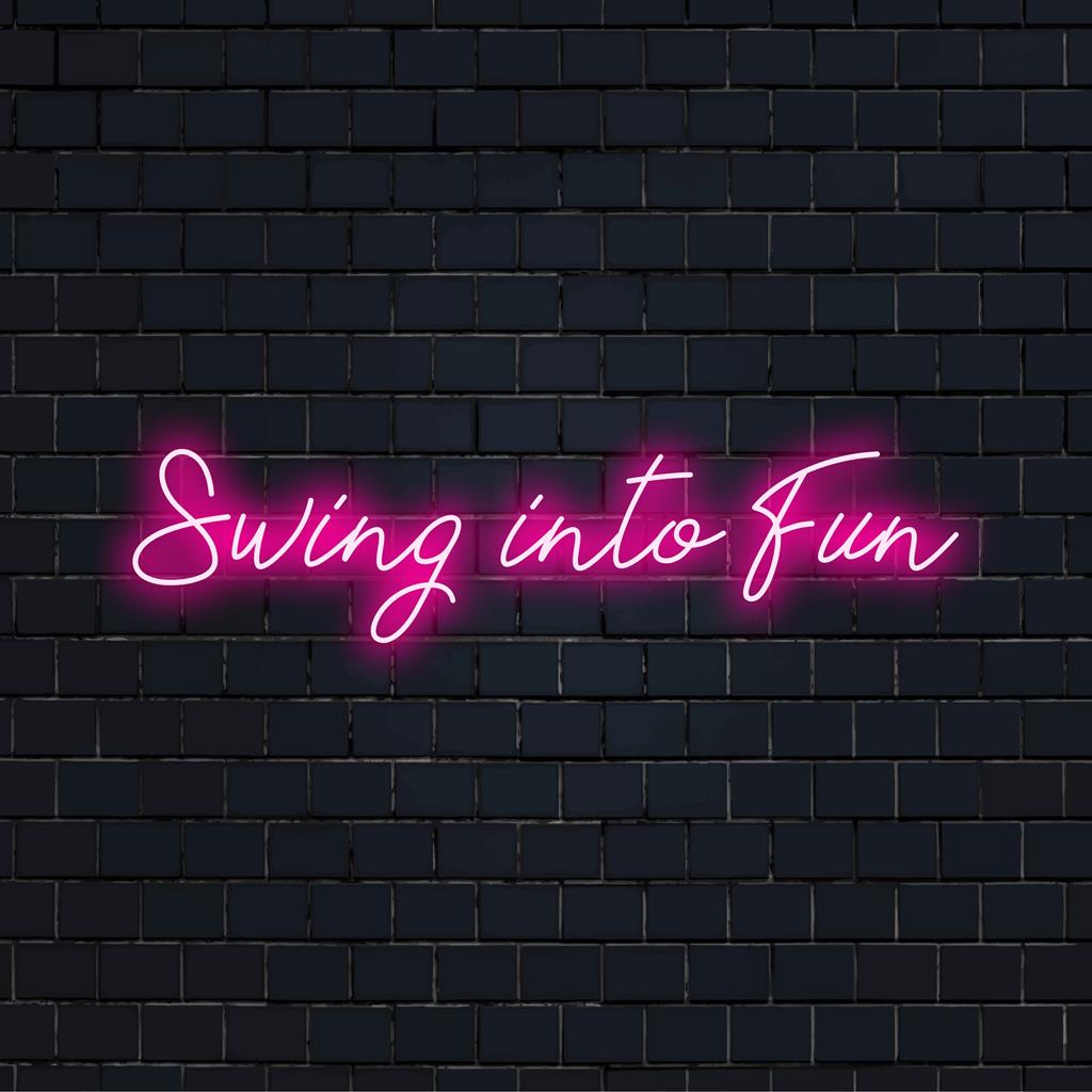 Custom LED neon sign that radiates vibrant, playful energy; perfect for adding a lively touch to any space.