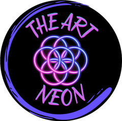 Das Bild zeigt das Logo der Website The Art Neon.
