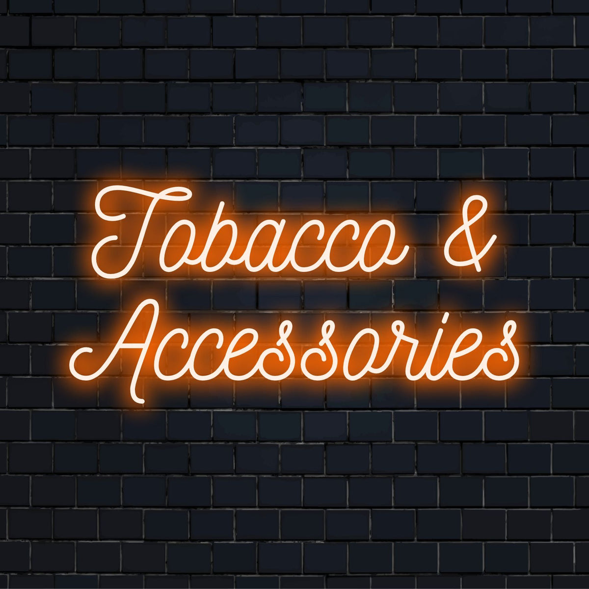 Custom LED neon sign for tobacco enthusiasts, featuring intricate neon wall art design and vibrant light decor.