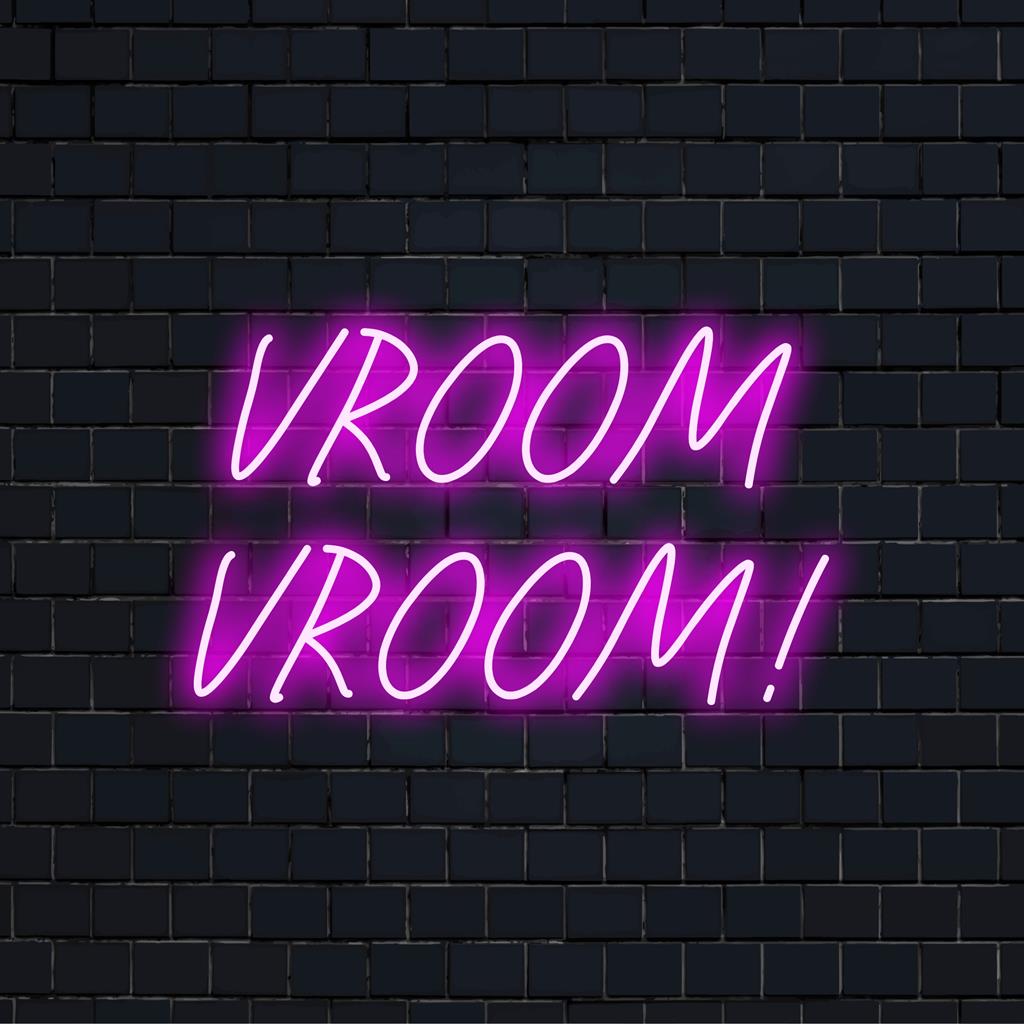 Brumm, Brumm! Individuelles LED-Neonschild, das Räume mit elegantem Design beleuchtet, perfekt für lebendige Dekoration und einzigartigen Stil.