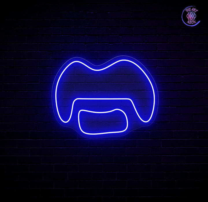 Beispielentwurf eines kompakten LED-Neonsymbols mit 40 × 30 cm