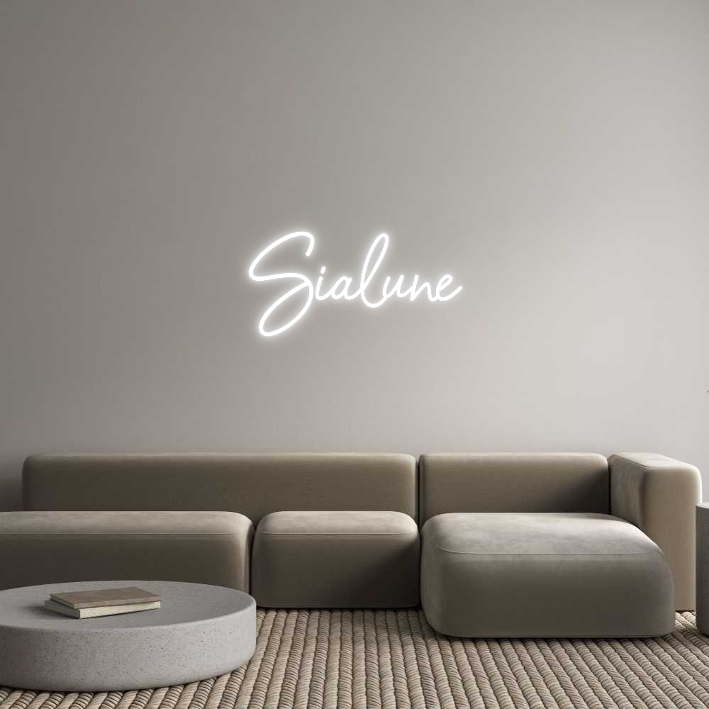 Mukautettu led neon: Sialune