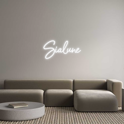 Mukautettu led neon: Sialune