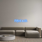 Özel Neon Tabela: Fade & Co.
