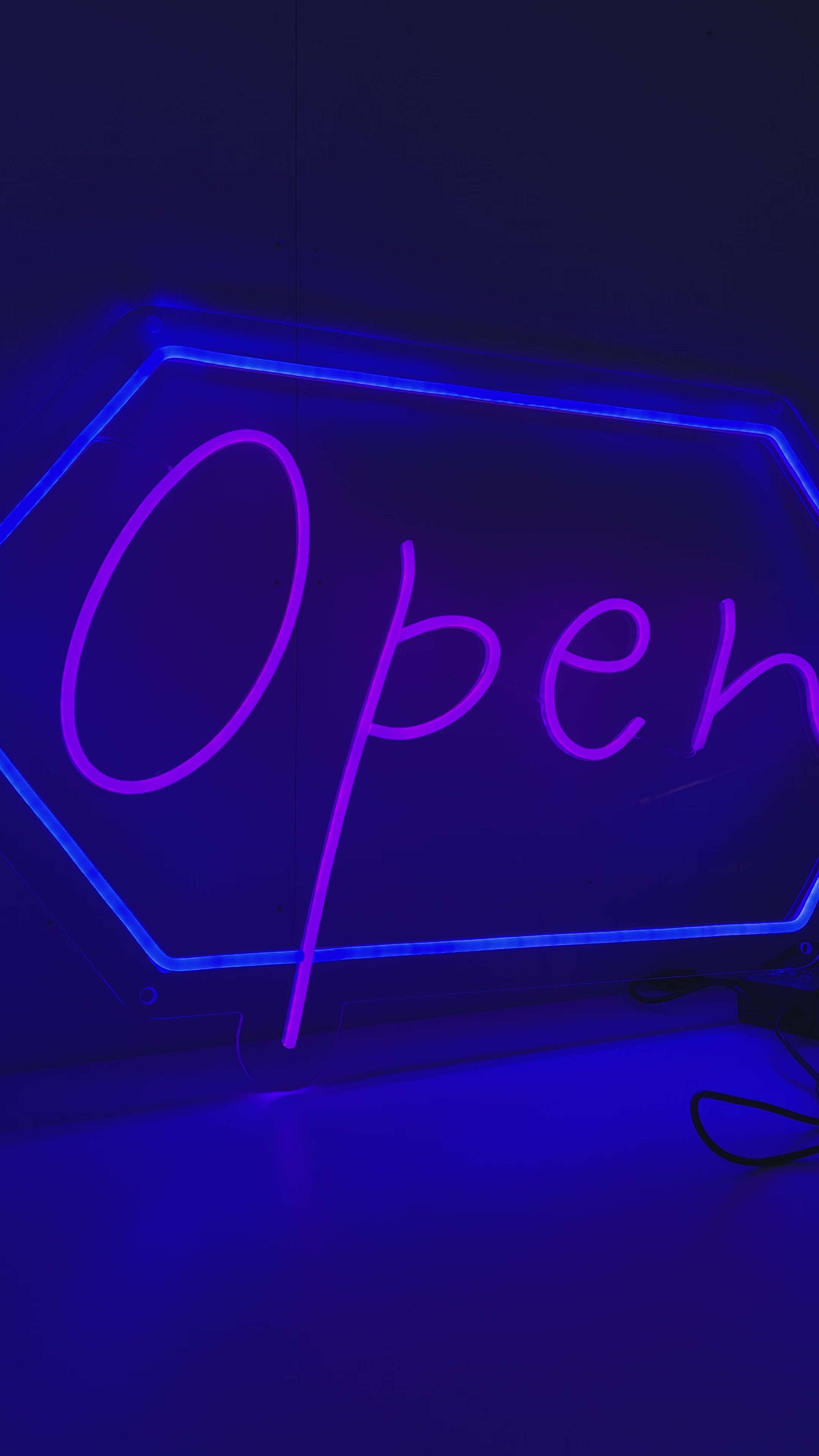 Open Neonschild