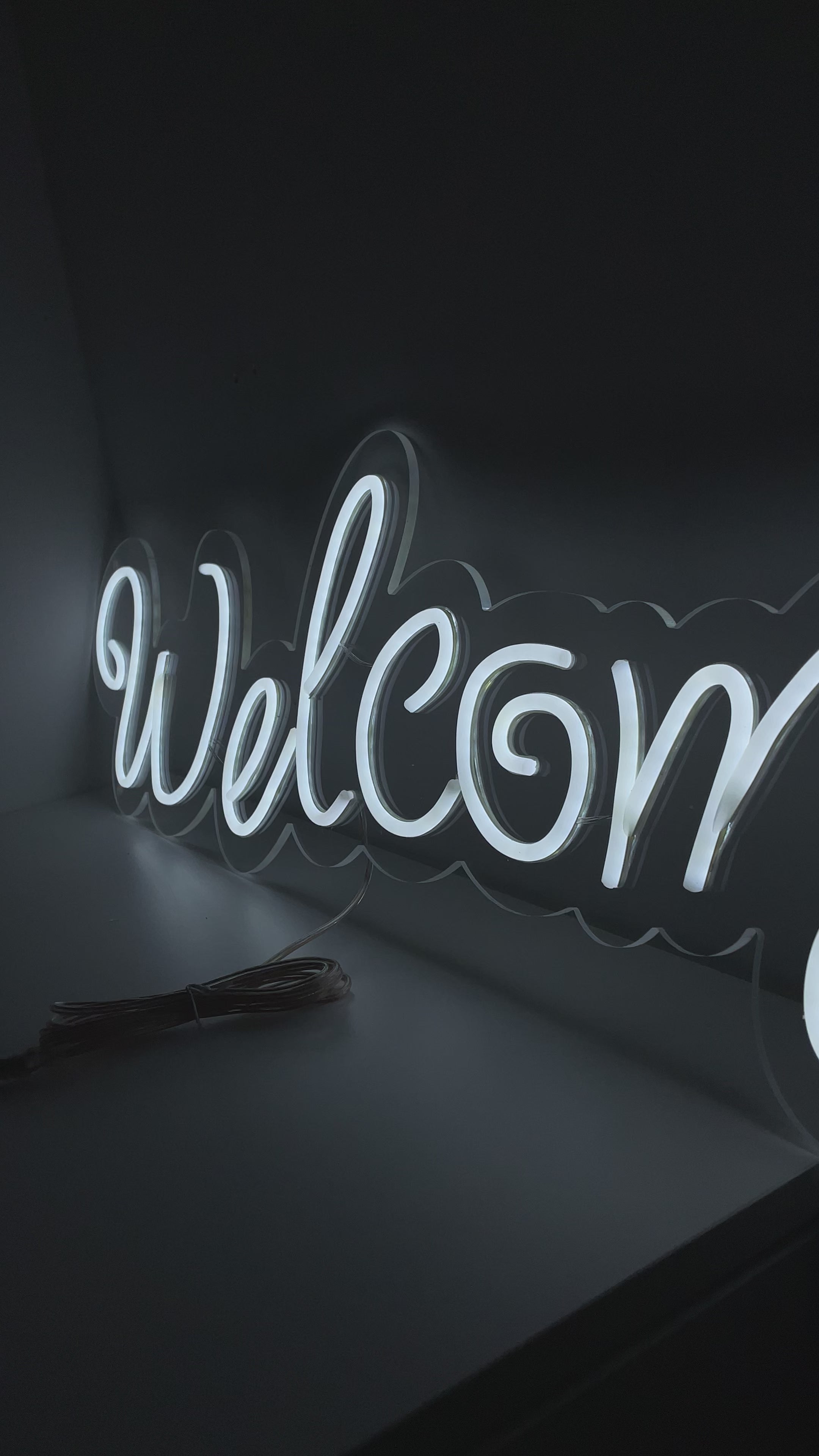 Welcome Neonschild
